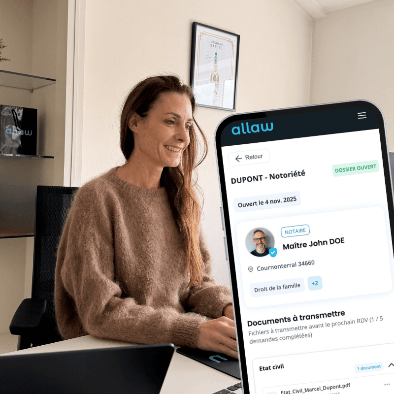 Conseiller Allaw préparant un achat immobilier